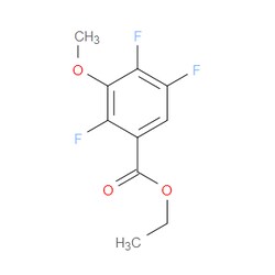 Aobchem&nbsp;Benzoic acid  2 4 5-trifluoro-3-methoxy-  ethyl ester | ≥95% | CAS 351354-45-5 | C10H9F3O3 | 1g
