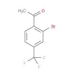 Aobchem&nbsp;1-(2-Bromo-4-(trifluoromethyl)phenyl)ethanone | ≥95% | CAS 1131605-31-6 | C9H6BrF3O | 500mg