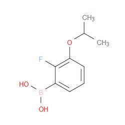 Aobchem&nbsp;2-Fluoro-3-isopropoxyphenylboronic acid | ≥97% | CAS 855230-63-6 | C9H12BFO3 | 500mg