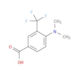 Aobchem&nbsp;4-(Dimethylamino)-3-(trifluoromethyl)benzoic acid | ≥95% | CAS 71145-97-6 | C10H10F3NO2 | 500mg