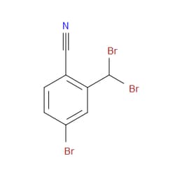 Aobchem&nbsp;4-Bromo-2-(dibromomethyl)benzonitrile | ≥95% | CAS 573675-37-3 | C8H4Br3N | 1g