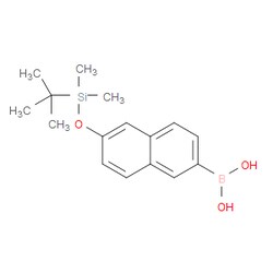 Aobchem&nbsp;(6-((Tert-butyldimethylsilyl)oxy)naphthalen-2-yl)boronic acid | ≥95% | CAS 179942-45-1 | C16H23BO3Si | 5g