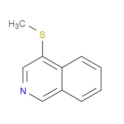 Aobchem&nbsp;4-(Methylthio)isoquinoline | ≥97% | CAS 38896-71-8 | C10H9NS | 250mg
