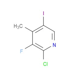 Aobchem&nbsp;2-Chloro-3-fluoro-5-iodo-4-methylpyridine | ≥95% | CAS 153035-01-9 | C6H4ClFIN | 250mg