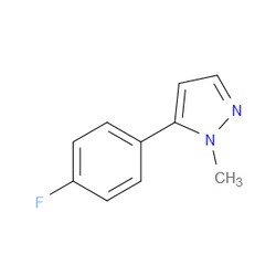 Aobchem&nbsp;5-(4-Fluorophenyl)-1-methyl-1H-pyrazole | ≥97% | CAS 689251-78-3 | C10H9FN2 | 500mg