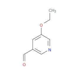 Aobchem&nbsp;3-Ethoxy-5-formylpyridine | ≥95% | CAS 227939-23-3 | C8H9NO2 | 250mg