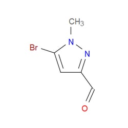 Aobchem&nbsp;5-Bromo-1-methyl-1H-pyrazole-3-carbaldehyde | ≥95% | CAS 1478934-81-4 | C5H5BrN2O | 500mg