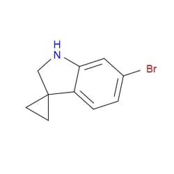 Aobchem&nbsp;6 -Bromo-1  2 -dihydrospiro[cyclopropane-1 3 -[3H]indole] | ≥95% | CAS 1379360-39-0 | C10H10BrN | 5g