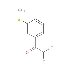 Aobchem&nbsp;2 2-Difluoro-1-(3-(methylthio)phenyl)ethanone | ≥95% | CAS 1352216-37-5 | C9H8F2OS | 5g