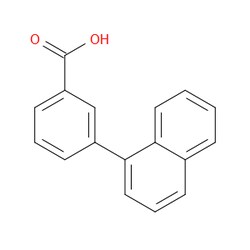 Aobchem&nbsp;3-(Naphthalen-1-yl)benzoic acid | ≥95% | CAS 7775-64-6 | C17H12O2 | 500mg