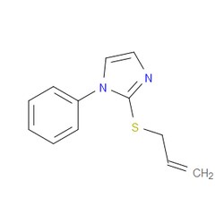 Aobchem&nbsp;1H-Imidazole  1-phenyl-2-(2-propen-1-ylthio)- | ≥95% | CAS 478046-28-5 | C12H12N2S | 5g