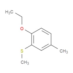 Aobchem&nbsp;(2-Ethoxy-5-methylphenyl)(methyl)sulfane | ≥95% | CAS 1379091-16-3 | C10H14OS | 5g