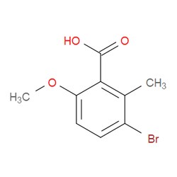 Aobchem&nbsp;3-Bromo-6-methoxy-2-methylbenzoic acid | ≥95% | CAS 220901-25-7 | C9H9BrO3 | 5g