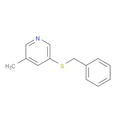Aobchem&nbsp;3-Methyl-5-[(phenylmethyl)thio]pyridine | ≥95% | CAS 1210868-05-5 | C13H13NS | 5g