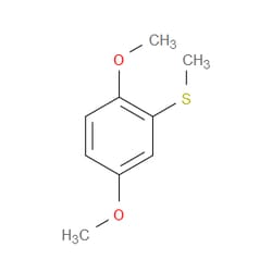 Aobchem&nbsp;(2 5-Dimethoxyphenyl)(methyl)sulfane | ≥97% | CAS 2570-42-5 | C9H12O2S | 5g