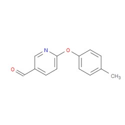 Aobchem&nbsp;6-(P-tolyloxy)nicotinaldehyde | ≥95% | CAS 338960-65-9 | C13H11NO2 | 10g