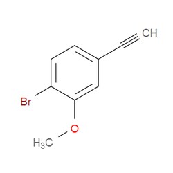 Aobchem&nbsp;1-Bromo-4-ethynyl-2-methoxybenzene | ≥97% | CAS 69151-17-3 | C9H7BrO | 5g