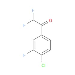 Aobchem&nbsp;1-(4-Chloro-3-fluorophenyl)-2 2-difluoroethanone | ≥95% | CAS 1352217-65-2 | C8H4ClF3O | 10g