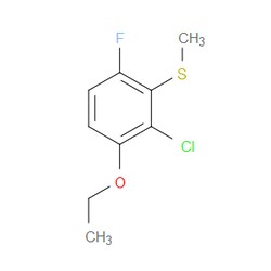 Aobchem&nbsp;(2-Chloro-3-ethoxy-6-fluorophenyl)(methyl)sulfane | ≥97% | CAS 2643368-53-8 | C9H10ClFOS | 5g