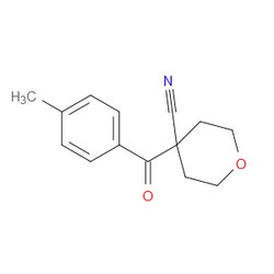 Aobchem&nbsp;Tetrahydro-4-(4-methylbenzoyl)-2H-pyran-4-carbonitrile | ≥95% | CAS 1403564-77-1 | C14H15NO2 | 5g