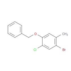 Aobchem&nbsp;1-(Benzyloxy)-4-bromo-2-chloro-5-methylbenzene | ≥97% | CAS 2734775-64-3 | C14H12BrClO | 10g