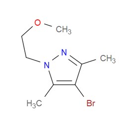Aobchem&nbsp;4-Bromo-1-(2-methoxyethyl)-3 5-dimethyl-1H-pyrazole | ≥97% | CAS 1342761-60-7 | C8H13BrN2O | 5g
