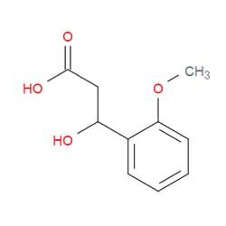 Aobchem&nbsp;3-Hydroxy-3-(2-methoxyphenyl)propanoic acid | ≥95% | CAS 105233-52-1 | C10H12O4 | 5g