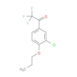 Aobchem&nbsp;1-(3-Chloro-4-propoxyphenyl)-2 2 2-trifluoroethanone | ≥95% | CAS 1443336-72-8 | C11H10ClF3O2 | 5g