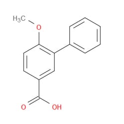 Aobchem&nbsp;6-Methoxy-[1 1 -biphenyl]-3-carboxylic acid | ≥95% | CAS 4477-64-9 | C14H12O3 | 5g