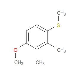 Aobchem&nbsp;(4-Methoxy-2 3-dimethylphenyl)(methyl)sulfane | ≥97% | CAS 1803854-49-0 | C10H14OS | 5g