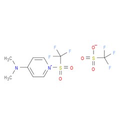 Aobchem&nbsp;4-(Dimethylamino)-1-((trifluoromethyl)sulfonyl)pyridin-1-ium trifluoromethanesulfonate | ≥95% | CAS 1801855-06-0 | C9H10F6N2O5S2 | 5g
