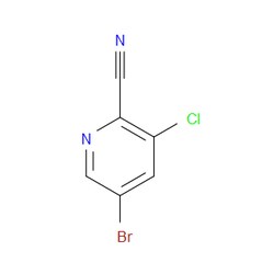 Aobchem&nbsp;5-Bromo-3-chloropicolinonitrile | ≥95% | CAS 945557-04-0 | C6H2BrClN2 | 5g