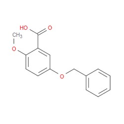 Aobchem&nbsp;5-(Benzyloxy)-2-methoxybenzoic acid | ≥95% | CAS 84923-68-2 | C15H14O4 | 5g
