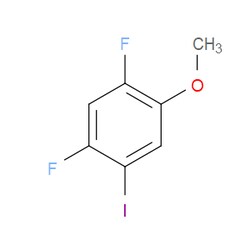 Aobchem&nbsp;1 5-Difluoro-2-iodo-4-methoxybenzene | ≥97% | CAS 1936250-49-5 | C7H5F2IO | 5g