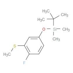 Aobchem&nbsp;Tert-butyl(4-fluoro-3-(methylthio)phenoxy)dimethylsilane | ≥97% | CAS 2734774-99-1 | C13H21FOSSi | 5g