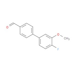 Aobchem&nbsp;4 -Fluoro-3 -methoxy-[1 1 -biphenyl]-4-carbaldehyde | ≥97% | CAS 1393441-86-5 | C14H11FO2 | 5g