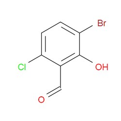 Aobchem&nbsp;3-Bromo-6-chloro-2-hydroxybenzaldehyde | ≥97% | CAS 1009094-06-7 | C7H4BrClO2 | 5g