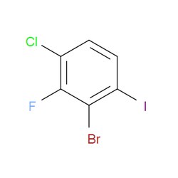 Aobchem&nbsp;2-Bromo-4-chloro-3-fluoro-1-iodobenzene | ≥95% | CAS 2385938-72-5 | C6H2BrClFI | 10g