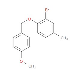 Aobchem&nbsp;2-Bromo-1-((4-methoxybenzyl)oxy)-4-methylbenzene | ≥97% | CAS 1036593-47-1 | C15H15BrO2 | 5g