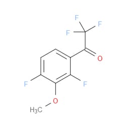 Aobchem&nbsp;1-(2 4-Difluoro-3-methoxyphenyl)-2 2 2-trifluoroethanone | ≥95% | CAS 1537159-64-0 | C9H5F5O2 | 10g