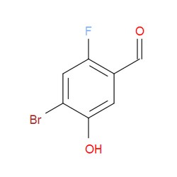 Aobchem&nbsp;4-Bromo-2-fluoro-5-hydroxybenzaldehyde | ≥97% | CAS 943750-18-3 | C7H4BrFO2 | 5g
