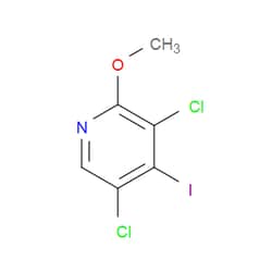 Aobchem&nbsp;3 5-Dichloro-4-iodo-2-methoxypyridine | ≥97% | CAS 1900707-08-5 | C6H4Cl2INO | 10g