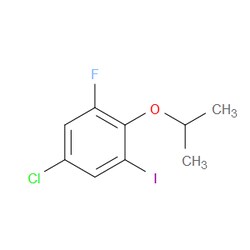 Aobchem&nbsp;5-Chloro-1-fluoro-3-iodo-2-isopropoxybenzene | ≥97% | CAS 2734778-22-2 | C9H9ClFIO | 5g