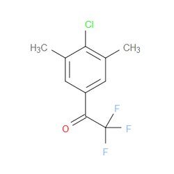 Aobchem&nbsp;1-(4-Chloro-3 5-dimethylphenyl)-2 2 2-trifluoroethanone | ≥97% | CAS 1256482-56-0 | C10H8ClF3O | 10g