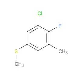Aobchem&nbsp;(3-Chloro-4-fluoro-5-methylphenyl)(methyl)sulfane | ≥97% | CAS 1807268-55-8 | C8H8ClFS | 5g