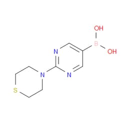 Aobchem&nbsp;(2-Thiomorpholinopyrimidin-5-yl)boronic acid | ≥97% | CAS 928160-88-7 | C8H12BN3O2S | 5g