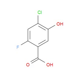 Aobchem&nbsp;4-Chloro-2-fluoro-5-hydroxybenzoic acid | ≥97% | CAS 91659-14-2 | C7H4ClFO3 | 5g