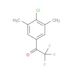 Aobchem&nbsp;1-(4-Chloro-3 5-dimethylphenyl)-2 2 2-trifluoroethanone | ≥97% | CAS 1256482-56-0 | C10H8ClF3O | 5g
