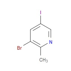 Aobchem&nbsp;3-Bromo-5-iodo-2-methylpyridine | ≥95% | CAS 1807226-84-1 | C6H5BrIN | 1g