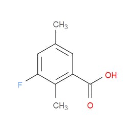 Aobchem&nbsp;3-Fluoro-2 5-dimethylbenzoic acid | ≥97% | CAS 1427433-77-9 | C9H9FO2 | 5g